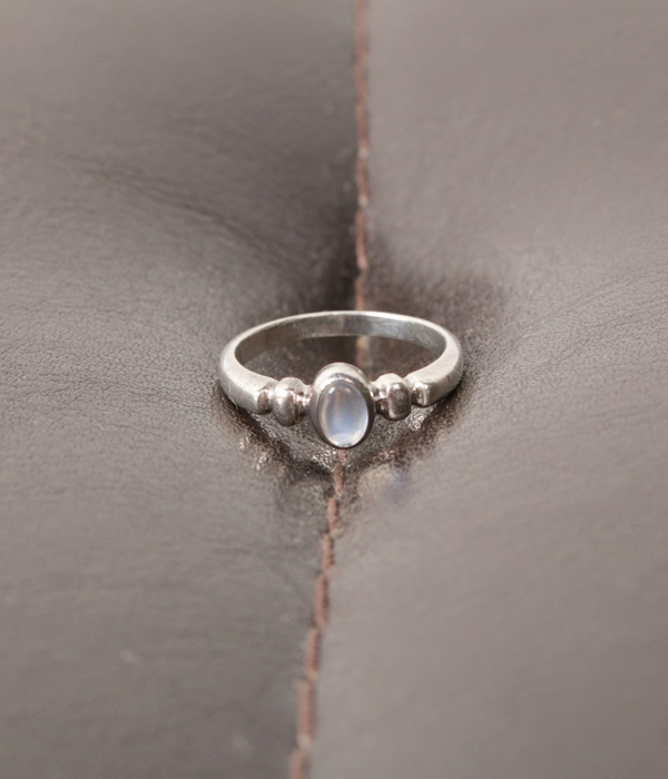 opal silver ring