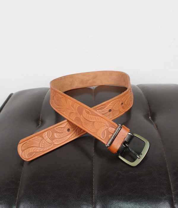 carving leather belt